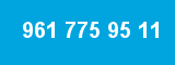 961 775 95 11 961 775 95 11